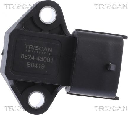 Triscan 8824 43001 - Devējs, Spiediens ieplūdes traktā ps1.lv