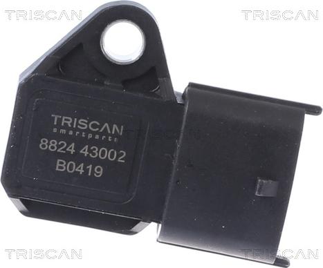 Triscan 8824 43002 - Devējs, Spiediens ieplūdes traktā ps1.lv