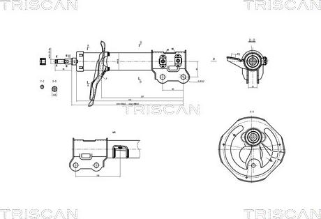 Triscan 8705 43104 - Amortizators ps1.lv