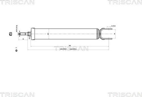 Triscan 8705 43202 - Amortizators ps1.lv