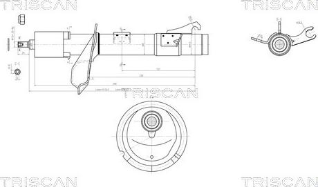 Triscan 8705 16102 - Amortizators ps1.lv