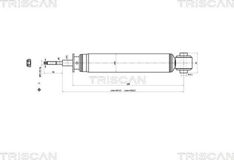 Triscan 8705 16201 - Amortizators ps1.lv