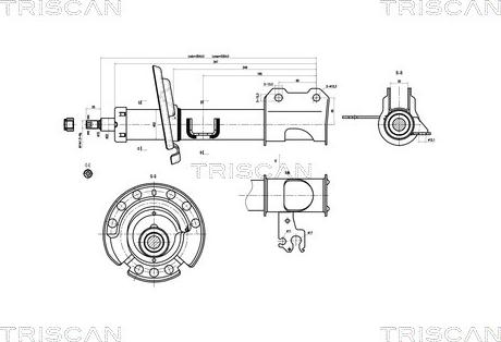 Triscan 8705 10104 - Amortizators ps1.lv