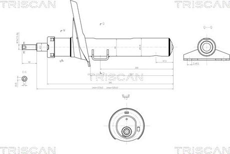 Triscan 8705 10105 - Amortizators ps1.lv