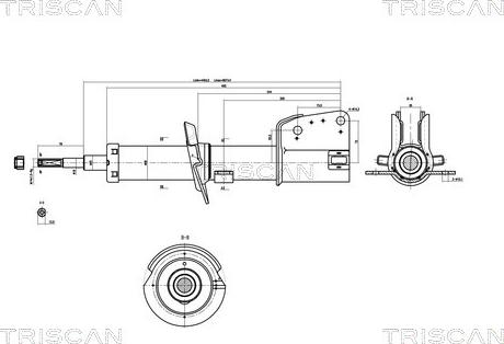 Triscan 8705 10101 - Amortizators ps1.lv