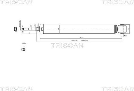 Triscan 8705 10204 - Amortizators ps1.lv