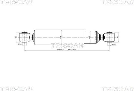 Triscan 8705 10203 - Amortizators ps1.lv