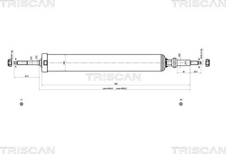 Triscan 8705 11201 - Amortizators ps1.lv