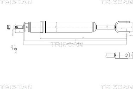 Triscan 8705 29109 - Amortizators ps1.lv