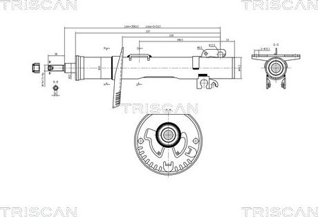 Triscan 8705 29105 - Amortizators ps1.lv