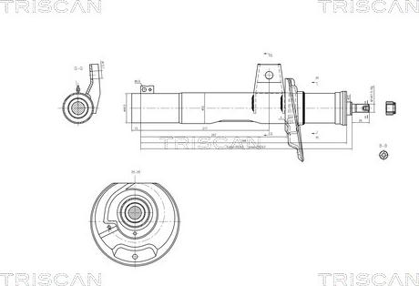 Triscan 8705 29106 - Amortizators ps1.lv