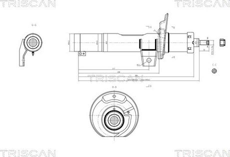 Triscan 8705 29101 - Amortizators ps1.lv