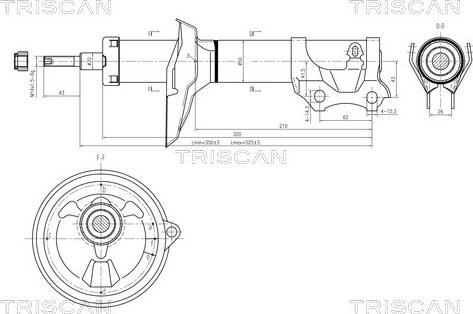 Triscan 8705 29110 - Amortizators ps1.lv