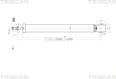 Triscan 8705 29203 - Amortizators ps1.lv