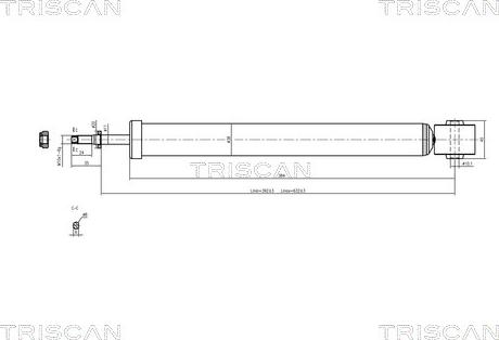 Triscan 8705 29202 - Amortizators ps1.lv