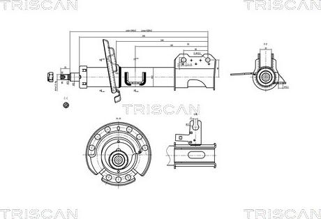 Triscan 8705 24103 - Amortizators ps1.lv