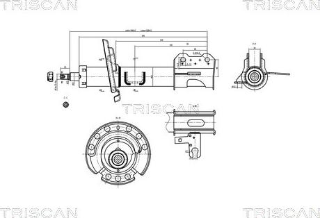 Triscan 8705 24102 - Amortizators ps1.lv