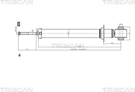 Triscan 8705 24204 - Amortizators ps1.lv