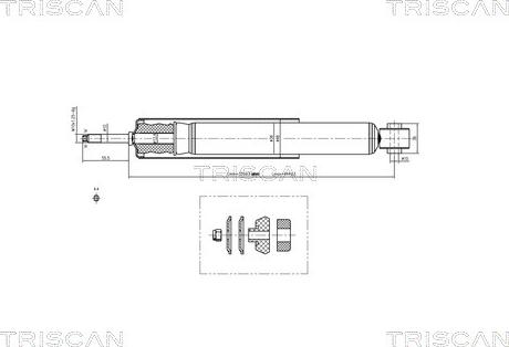 Triscan 8705 24205 - Amortizators ps1.lv