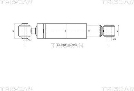 Triscan 8705 24201 - Amortizators ps1.lv