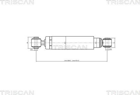 Triscan 8705 24203 - Amortizators ps1.lv