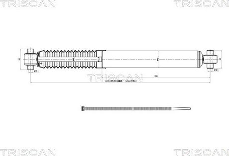 Triscan 8705 28204 - Amortizators ps1.lv