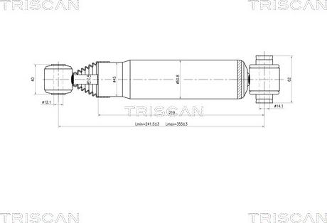 Triscan 8705 28201 - Amortizators ps1.lv