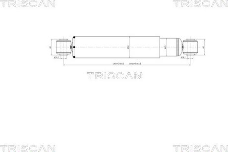 Triscan 8705 23202 - Amortizators ps1.lv