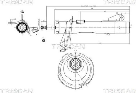 Triscan 8705 27102 - Amortizators ps1.lv