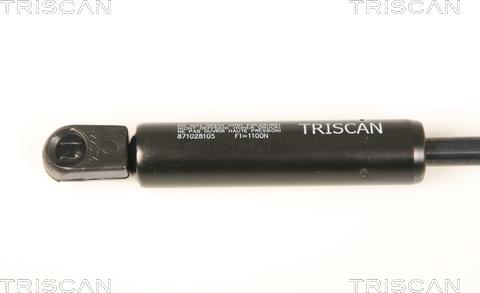 Triscan 8710 28105 - Gāzes atspere, Motora pārsegs ps1.lv