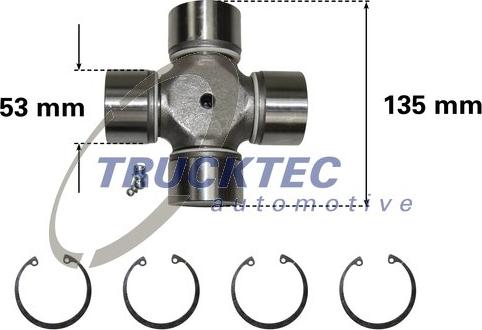 Trucktec Automotive 01.34.013 - Šarnīrs, Garenvārpsta ps1.lv