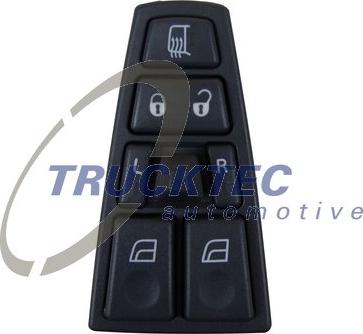 Trucktec Automotive 03.58.008 - Slēdzis, Stikla pacēlājmehānisms ps1.lv