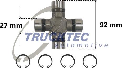 Trucktec Automotive 02.34.043 - Šarnīrs, Garenvārpsta ps1.lv