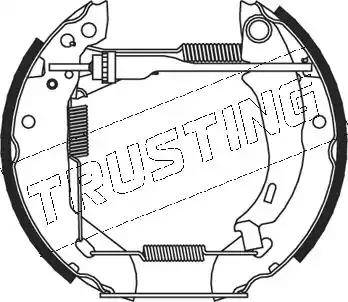 Trusting 5045 - Bremžu loku komplekts ps1.lv