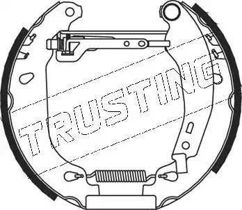 Trusting 5058 - Bremžu loku komplekts ps1.lv