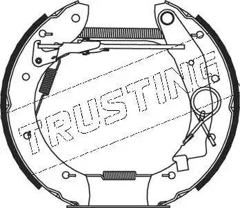 Trusting 5178 - Bremžu loku komplekts ps1.lv