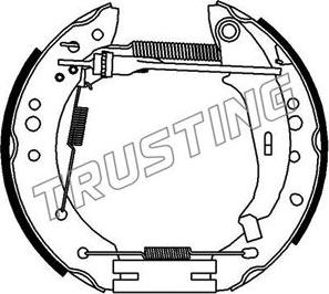 Trusting 6441 - Bremžu loku komplekts ps1.lv