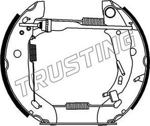 Trusting 645.0 - Bremžu loku komplekts ps1.lv