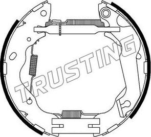Trusting 6421 - Bremžu loku komplekts ps1.lv