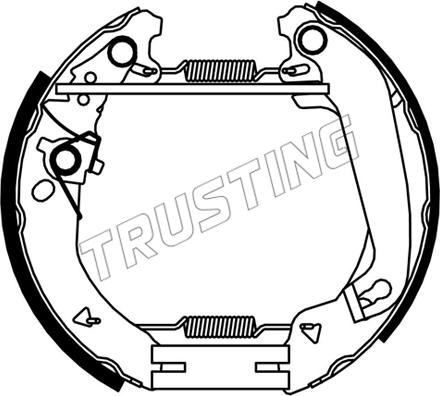 Trusting 6552 - Bremžu loku komplekts ps1.lv