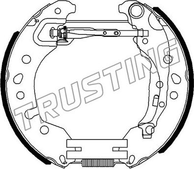 Trusting 6515 - Bremžu loku komplekts ps1.lv