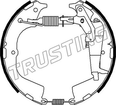 Trusting 6514 - Bremžu loku komplekts ps1.lv