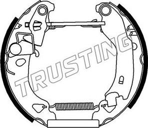 Trusting 6099 - Bremžu loku komplekts ps1.lv