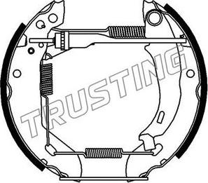 Trusting 6095 - Bremžu loku komplekts ps1.lv