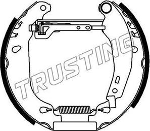 Trusting 6092 - Bremžu loku komplekts ps1.lv