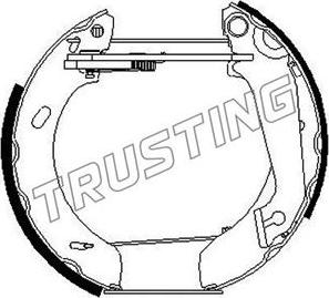 Trusting 6069 - Bremžu loku komplekts ps1.lv