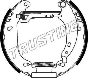 Trusting 616.0 - Bremžu loku komplekts ps1.lv