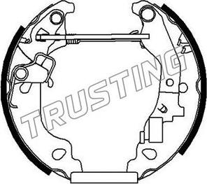 Trusting 6167 - Bremžu loku komplekts ps1.lv