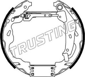 Trusting 6309 - Bremžu loku komplekts ps1.lv