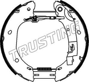 Trusting 6386 - Bremžu loku komplekts ps1.lv